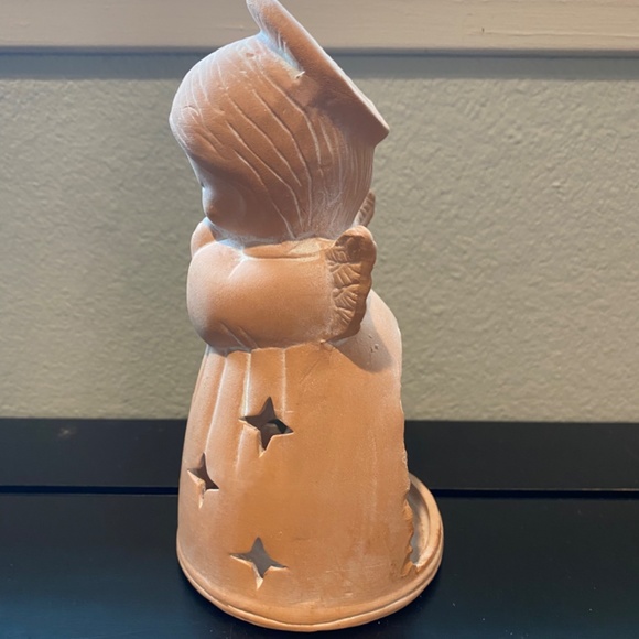 House of Lloyd Terra Cotta Praying Angel Tea Candle Holder & 4 Angel Ornaments - Picture 5 of 10